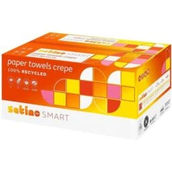 Satino Papierhandtücher Smart 268180, Weiß, 1-lagig, Lagen-Falz, 25 X 31 Cm, 4000 Stück -Tork Shop 68d4c9b936fd358a00df239f10f92fff415eab3d papierhandtuecher satino smart 268180 weiss