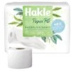 Hakle Toilettenpapier Papier Pur, 4-lagig, Tissue, 180 Blatt, 4 Rollen