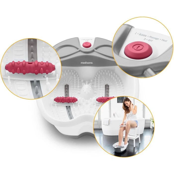 Medisana Fußmassagegerät FS 300 Fußbad, Sprudel, Vibration, Warmhaltefunktion 4 Medisana Fußmassagegerät FS 300 Fußbad, Sprudel, Vibration, Warmhaltefunktion – Bild 4
