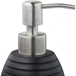 Relaxdays Seifenspender Rillen, Schwarz, Kunststein, Mit Edelstahlpumpe, 300ml 11 Relaxdays Seifenspender Rillen, Schwarz, Kunststein, Mit Edelstahlpumpe, 300ml -Tork Shop 6efa777acb4b472cd8d1d91b7e9d04ba57f13d2f seifenspender relaxdays rillen schwarz