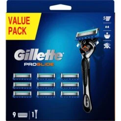 Gillette® Gillette Rasierer ProGlide, Für Herren, 5-Klingensystem, Inkl. 10 Klingen -Tork Shop 6f69eee94942577b593fed99bc63a61b5a5d6baa rasierer gillette proglide