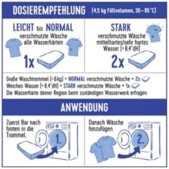 Love-Nature Waschmittel Wash Bars, Alpine Fresh, Vollwaschmittel, Universal, 0,59 Kg, 20 WL -Tork Shop 7067a3e85e411c4cb6dd9562f90e3802b05b4bee waschmittel love nature wash bars alpine fresh