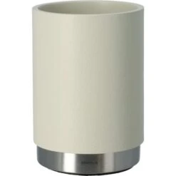 Blomus Zahnputzbecher Ara 68852, Edelstahl / Polystone, Stehend, Weiß -Tork Shop 715d36c66023aef983bb7804ddbf973728625213 zahnputzbecher blomus ara 68852