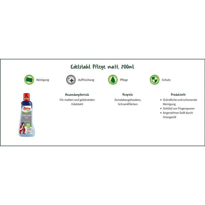 Poliboy Edelstahlreiniger Edelstahlpflege, 89200, Für Mattierten & Gebürsteten Edelstahl, 200ml 3 Poliboy Edelstahlreiniger Edelstahlpflege, 89200, Für Mattierten & Gebürsteten Edelstahl, 200ml – Bild 3