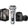 Braun Rasierer Series 9, 9390cc, Wet & Dry, Silber, Für Männer, Nass- Und Trockenrasierer, Trimmer