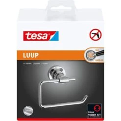 Tesa Toilettenpapierspender Luup, 40287, Ohne Bohren, Metall, Für 1 Kleinrolle, Silber 7 Tesa Toilettenpapierspender Luup, 40287, Ohne Bohren, Metall, Für 1 Kleinrolle, Silber -Tork Shop 7babae82b5dd3d3e06659ddea6f79ddf5a5f91f3 toilettenpapierspender tesa luup 40287