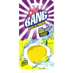 Cillit-Bang WC-Duftspüler Kraft & Frische, Zitrus-Frisch, Ohne Korb, Hygienische Sauberkeit