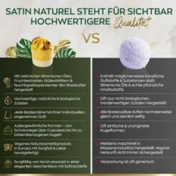 Satin-Naturel Geschenkset Oasis Of Senses, Bio Badepralinen-Set, Handgemacht & Vegan, 7 Stück -Tork Shop 7fccdf86c07ecaa26933dedc02d57ad2c7e8b5b7 geschenkset satin naturel oasis of senses