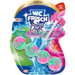 WC-Frisch WC-Duftspüler Duft Switch, Grüner Apfel & Wasserlilie, Im Korb