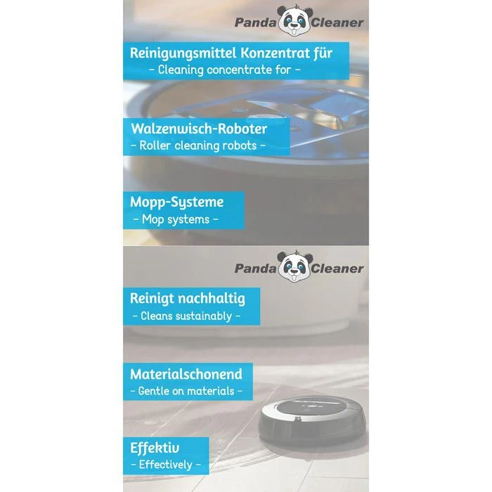 PandaCleaner Unterhaltsreiniger EA0772, Wischroboter-Reiniger, 1 Liter 4 PandaCleaner Unterhaltsreiniger EA0772, Wischroboter-Reiniger, 1 Liter – Bild 4