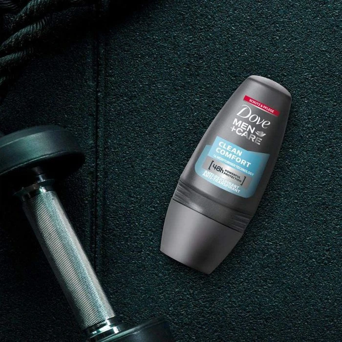 Dove Deodorant Men+Care Clean Comfort, 50ml, Für Herren, Antitranspirant, Roll-On 4 Dove Deodorant Men+Care Clean Comfort, 50ml, Für Herren, Antitranspirant, Roll-On – Bild 4