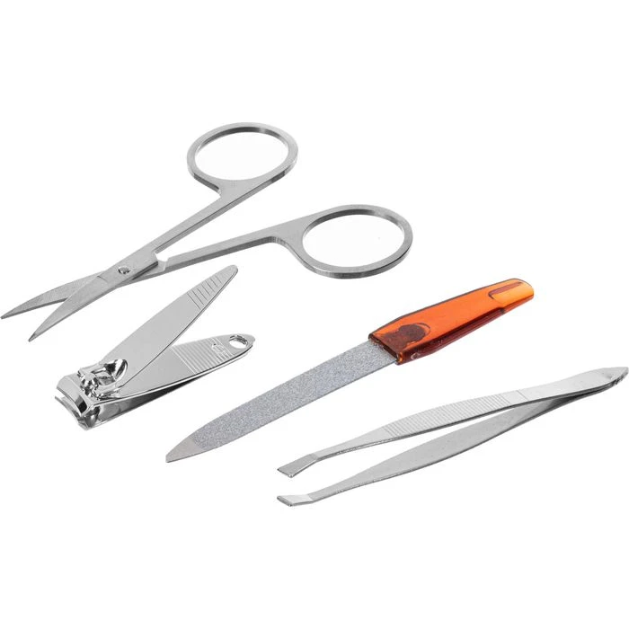 Maniküre-Pediküreset Elina-med Schwarz, 4-teilig 2 Maniküre-Pediküreset Elina-med Schwarz, 4-teilig – Bild 2