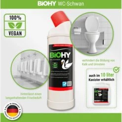 BiOHY WC-Reiniger WC-Schwan, 032-001, 100% Vegan, 750ml -Tork Shop 874e02eb74a712733b945d8af1a19e7b03d0b80a wc reiniger biohy wc schwan 100 vegan