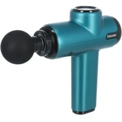 Beurer Massagepistole MG 99 Massage Gun Compact, 5 Geschwindigkeiten, Wiederaufladbar, 4 Aufsätze