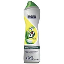 Cif Scheuermilch Professional Cream Lemon, Mit Mikrokristallen, 750 Ml