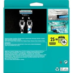 Gillette® Gillette Rasierklingen Mach3, Für Herren, 25 Stück -Tork Shop 8f353cd4d579cbd3295bc8ebedac704a35c9b1ad rasierklingen gillette mach3