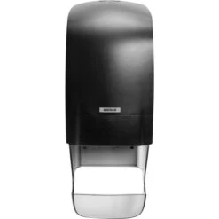 Katrin Toilettenpapierspender 92049, Schwarz, Mit Hülsenfänger, Kunststoff, Für 2 Kleinrollen -Tork Shop 900b63ebfe4f33e04ccf8d1cb6eb542b0cef5b91 toilettenpapierspender katrin 92049 schwarz
