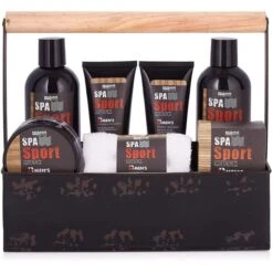 BRUBAKER Geschenkset Cosmetics Spa Sport Musk, Bade- Und Dusch-Set Für Männer Im Werkzeugkasten -Tork Shop 919e13ea8f9d8a6a0fcc8a2bc32497e47c885b0b geschenkset brubaker cosmetics spa sport musk