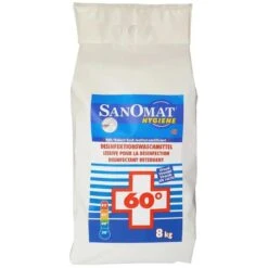 Rösch Desinfektionswaschmittel Sanomat Hygiene, Vollwaschmittelpulver, Trommel, 8 Kg
