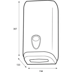 Katrin Toilettenpapierspender Inclusive 92605, Kunststoff, Zur Einzelblattentnahme, Schwarz -Tork Shop 9a172cde41bff0a3359341b398783e2817453749 toilettenpapierspender katrin inclusive 92605