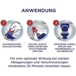 Domestos WC-Reiniger Kraft & Frische WC Gel, Ocean Fresh, Beseitigt 99,9% Der Bakterien, 750ml -Tork Shop 9b616e67eb6257dd0d259bcc196726d1884c0744 wc reiniger domestos kraft und frische wc gel