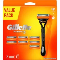 Gillette® Gillette Rasierer Fusion5, Für Herren, 5-Klingensystem, Inkl. 8 Klingen -Tork Shop 9caae178ed23cfc2eae42dfd8e0e68a5a8464e15 rasierer gillette fusion5