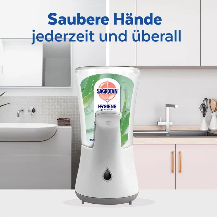 Sagrotan No-Touch Nachfüller Aloe Vera, 250ml, Flüssigseife 5 Sagrotan No-Touch Nachfüller Aloe Vera, 250ml, Flüssigseife – Bild 5