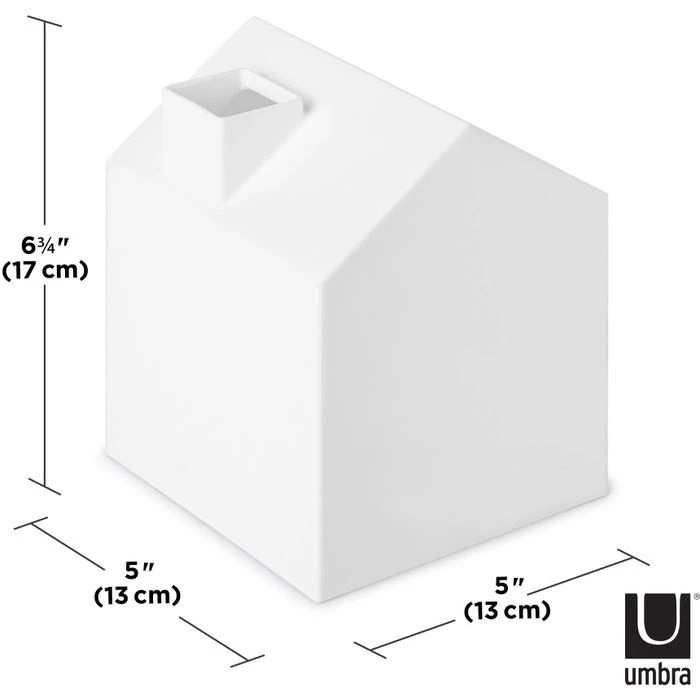 Umbra Kosmetiktücherbox Casa Tissue Box 023340-660, Kunststoff, 13,0 X 17,0 X 13,0 Cm, Weiß 2 Umbra Kosmetiktücherbox Casa Tissue Box 023340-660, Kunststoff, 13,0 X 17,0 X 13,0 Cm, Weiß – Bild 2
