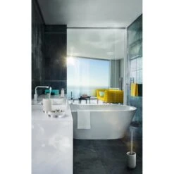 Blomus Zahnputzbecher Ara 68852, Edelstahl / Polystone, Stehend, Weiß -Tork Shop a120d9a9bbc4cb4bca8420db81523240b71dcc19 zahnputzbecher blomus ara 68852