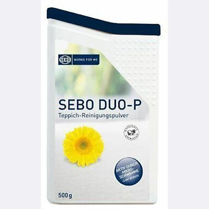 Sebo Teppichreiniger Duo-P, 500g, Reinigungspulver, Clean Box, 1 Handbüste Im Deckel 1 Sebo Teppichreiniger Duo-P, 500g, Reinigungspulver, Clean Box, 1 Handbüste Im Deckel