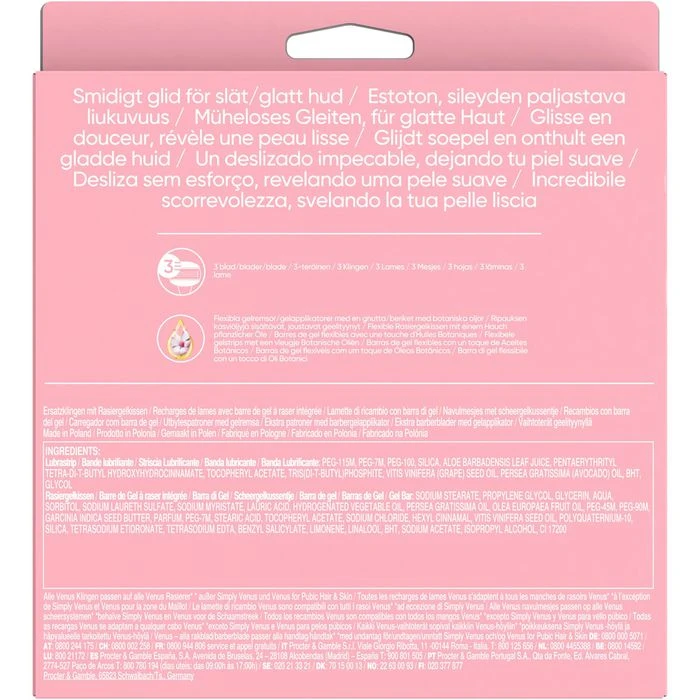 Gillette-Venus Rasierklingen Comfortglide, Spa Breeze, Für Damen, 9 Stück 8 Gillette-Venus Rasierklingen Comfortglide, Spa Breeze, Für Damen, 9 Stück – Bild 8