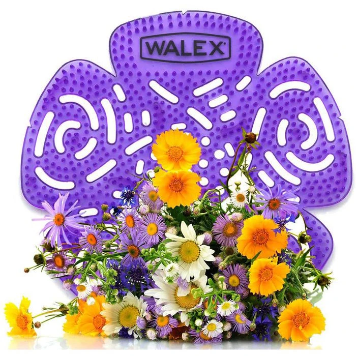 Walex Urinalsieb Screen Bravo Wildflower, 200 X 200mm, Lila, Mit Duft, Wildblumen 2 Walex Urinalsieb Screen Bravo Wildflower, 200 X 200mm, Lila, Mit Duft, Wildblumen – Bild 2