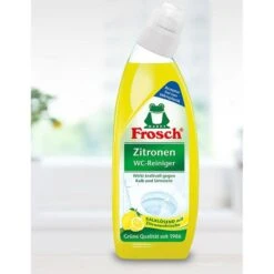 Frosch WC-Reiniger Zitrone Bio-Qualität, Gegen Kalk & Urinstein, Mit Zitronenfrische, 750ml -Tork Shop ac7f700702311074fb4b3d8ac3e1f4497ff8e8b8 wc reiniger frosch zitrone bio qualitaet