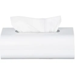 Wenko Kosmetiktücherbox Oria Acryl, 23225100, Acryl, BxHxT: 24 X 8,5 X 13 Cm, Weiß