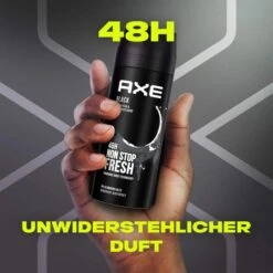 Axe Deodorant Bodyspray Black, 150ml, Für Herren, Ohne Aluminium, Spray -Tork Shop b029a673304e3ff6d91caa5d77cab4d39ef7dd2c deodorant axe bodyspray black 150ml