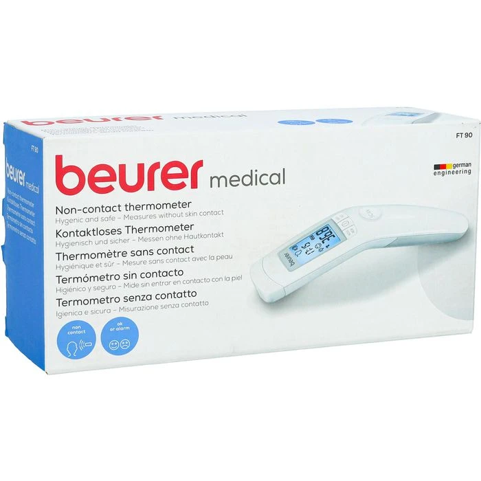 Beurer Fieberthermometer FT 90, Infrarot, Stirn, Digital, Kontaktlos 7 Beurer Fieberthermometer FT 90, Infrarot, Stirn, Digital, Kontaktlos – Bild 7