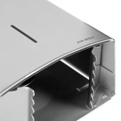 Air-Wolf Toilettenpapierspender Duplex, 60-120, Edelstahl, Für Klein- Und Jumborollen, Silber -Tork Shop b349b8f87bb67ad1dba11a7b447d58009309ba9b toilettenpapierspender air wolf duplex 60 120