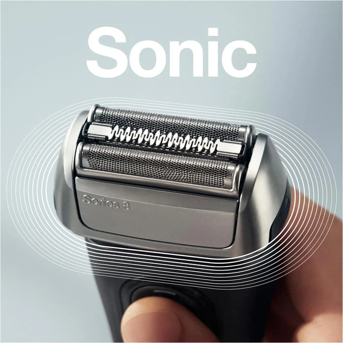 Braun Elektrorasierer Series 8 8450cc, Schwarz, Wet&Dry, 3+1 Scherkopf, Trimmer+Reinigungsstation 4 Braun Elektrorasierer Series 8 8450cc, Schwarz, Wet&Dry, 3+1 Scherkopf, Trimmer+Reinigungsstation – Bild 4