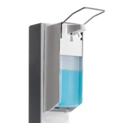 Manuflex Desinfektionsmittelspender Proficlean M, Mit Ständer Und Rollen, Stehend, Lichtgrau, 1000ml -Tork Shop b8698ff20a3e928f97e61aafa7890be33160ec62 desinfektionsmittelspender manuflex proficlean m