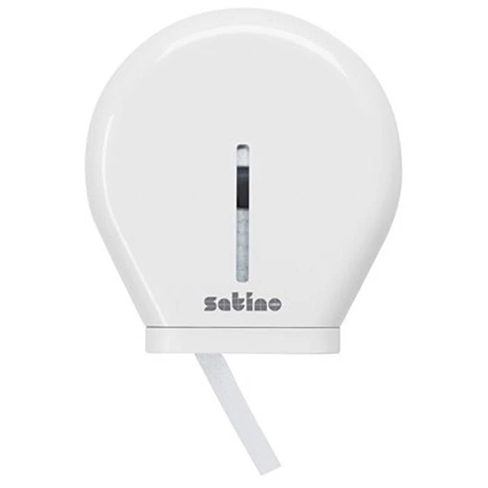 Satino By Wepa Toilettenpapierspender, 331050, JT1, Kunststoff, Für Mini Jumbo Rollen, Weiß 2 Satino By Wepa Toilettenpapierspender, 331050, JT1, Kunststoff, Für Mini Jumbo Rollen, Weiß – Bild 2