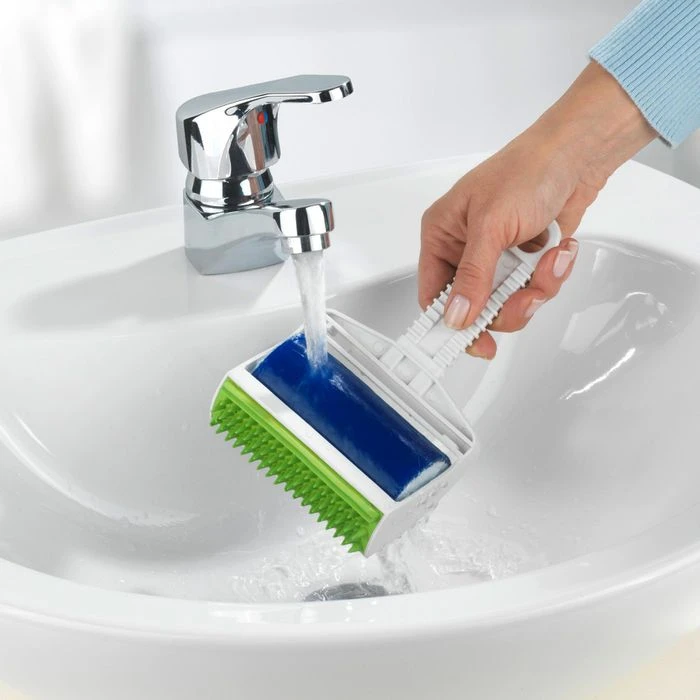 Wenko Fusselrolle Fusselkiller Duo, 65001100, Für Kleidung & Tierhaare, Mit Hülle, Abwaschbar 4 Wenko Fusselrolle Fusselkiller Duo, 65001100, Für Kleidung & Tierhaare, Mit Hülle, Abwaschbar – Bild 4