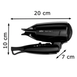 Braun Haartrockner Satin Hair 1 Style&Go, HD130, Reisehaartrockner, 1200 Watt, Schwarz -Tork Shop bb431002520f0b6b5eebd72597b0f3497763ed7e haartrockner braun satin hair 1 styleundgo hd130