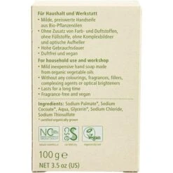 Sonett Seife Kernseife DE2021, Festseife, Im Stück, 100g -Tork Shop bb91d309c4866224f6b1133ded4b9f325a585200 seife sonett kernseife de2021