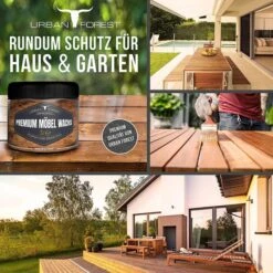 Urban-Forest Möbelpflege Premium Möbelwachs, Mit Bienenwachs, Farblos, Für Holz, 500 Ml 6 Urban-Forest Möbelpflege Premium Möbelwachs, Mit Bienenwachs, Farblos, Für Holz, 500 Ml -Tork Shop bc6cd1de4cd69228011bf78716e0c71121968691 moebelpflege urban forest premium moebelwachs