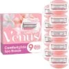 Gillette-Venus Rasierklingen Comfortglide, Spa Breeze, Für Damen, 9 Stück