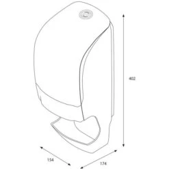 Katrin Toilettenpapierspender 92049, Schwarz, Mit Hülsenfänger, Kunststoff, Für 2 Kleinrollen -Tork Shop c59d7e0e18bec90925665832afe27d846eb0ea77 toilettenpapierspender katrin 92049 schwarz