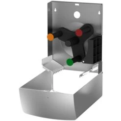 Air-Wolf Toilettenpapierspender Duplex, 60-120, Edelstahl, Für Klein- Und Jumborollen, Silber -Tork Shop c7869835b3ac48c7ac19e5ab4b398a436868e8af toilettenpapierspender air wolf duplex 60 120