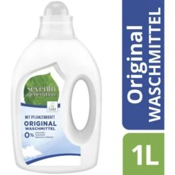 Seventh-Generation Waschmittel Free & Clear, Flüssig, 1 Liter, 20 Waschladungen