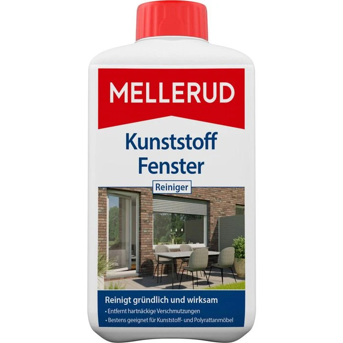 Mellerud Kunststoffreiniger 2001001544, Für Fensterrahmen Und Gartenmöbel, 1 Liter 1 Mellerud Kunststoffreiniger 2001001544, Für Fensterrahmen Und Gartenmöbel, 1 Liter