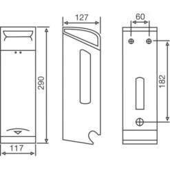 Katrin Toilettenpapierspender Toilet 2-Roll, 989706, Edelstahl, Für 2 Kleinrollen, Silber 5 Katrin Toilettenpapierspender Toilet 2-Roll, 989706, Edelstahl, Für 2 Kleinrollen, Silber -Tork Shop cdb9976b45ca650608c7096d154458b961f2e1cb toilettenpapierspender katrin toilet 2 roll